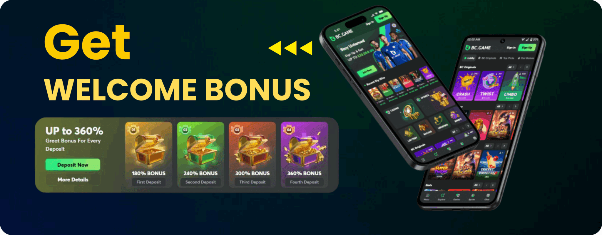 What Is the BC Game Welcome Bonus?